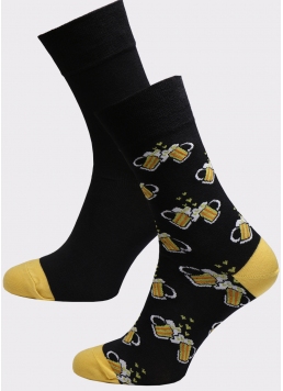 Чоловічі високі шкарпетки MS3 SOFT FASHION 057 (пак х2)