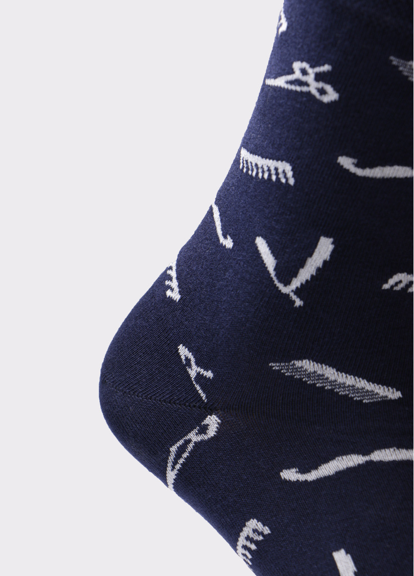 Мужские высокие носки MS3 SOFT FASHION 058 (пак х2)