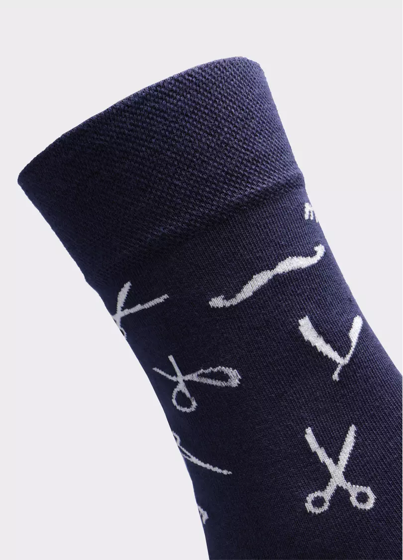 Чоловічі високі шкарпетки MS3 SOFT FASHION 058 (пак х2)