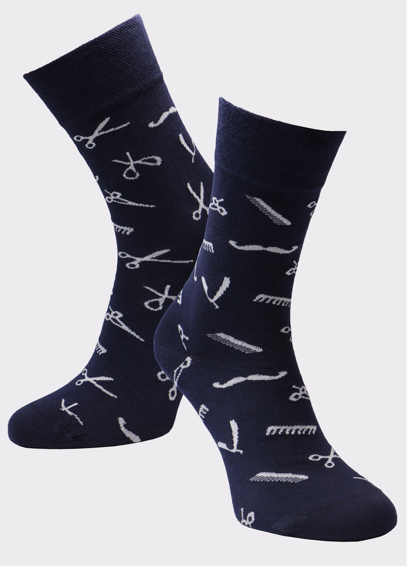 Мужские высокие носки MS3 SOFT FASHION 058 (пак х2)