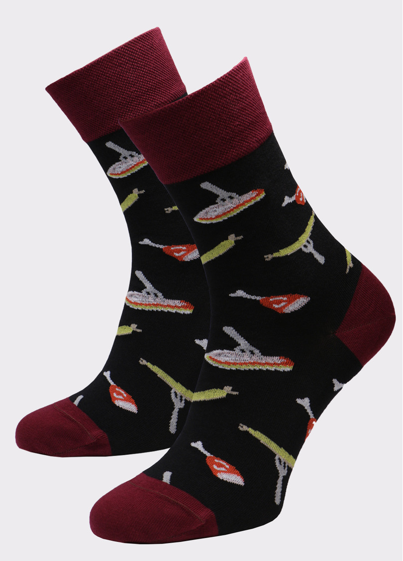 Чоловічі високі шкарпетки MS3 SOFT FASHION 059 (пак х2)