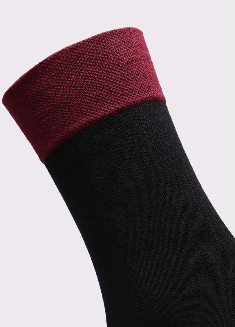 Чоловічі високі шкарпетки MS3 SOFT FASHION 059 (пак х2)