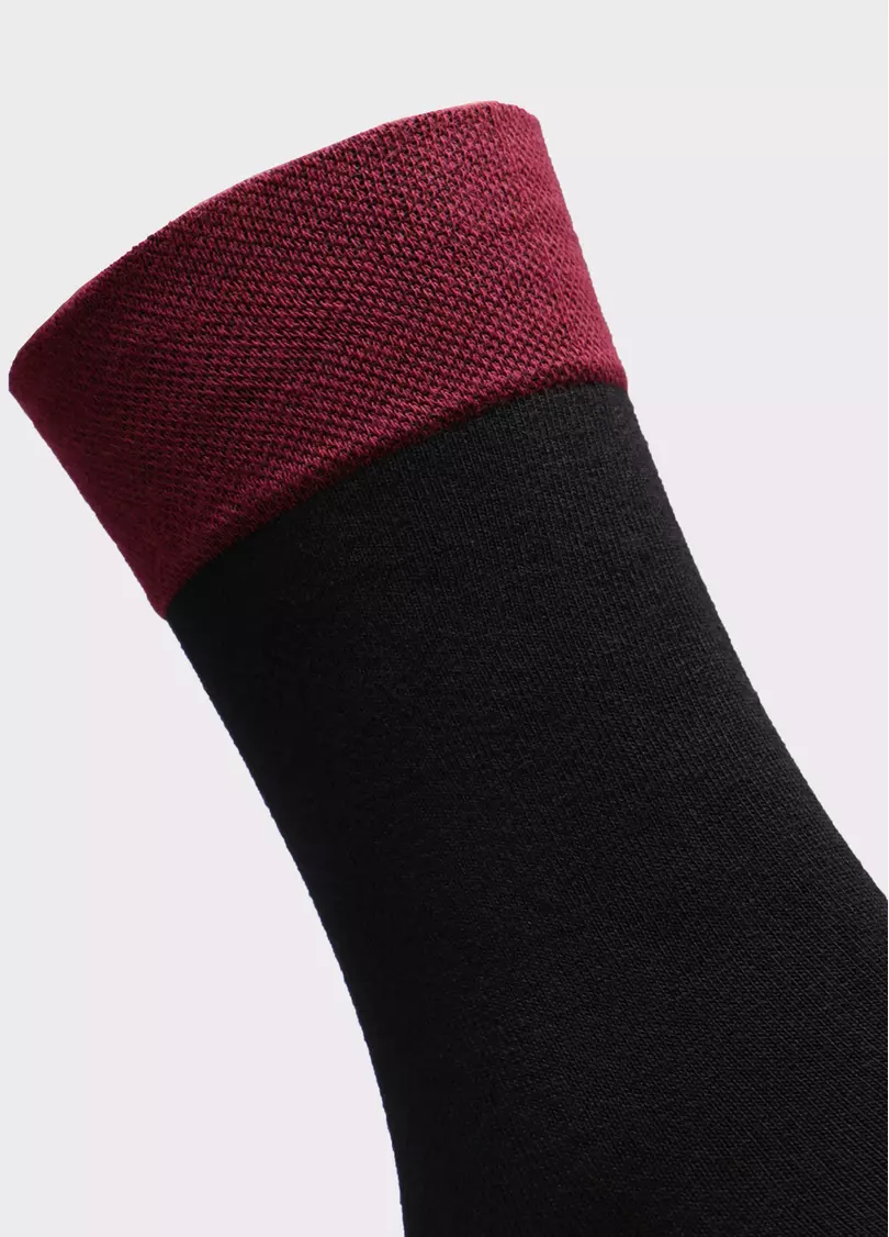 Мужские высокие носки MS3 SOFT FASHION 059 (пак х2)