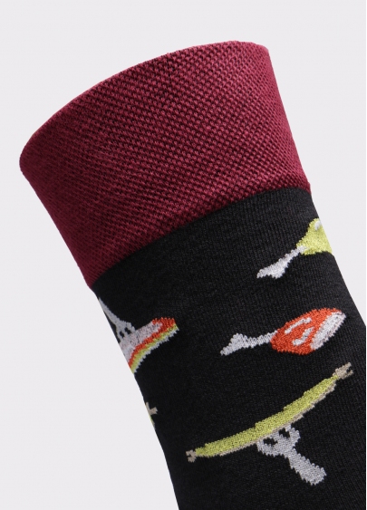 Чоловічі високі шкарпетки MS3 SOFT FASHION 059 (пак х2)