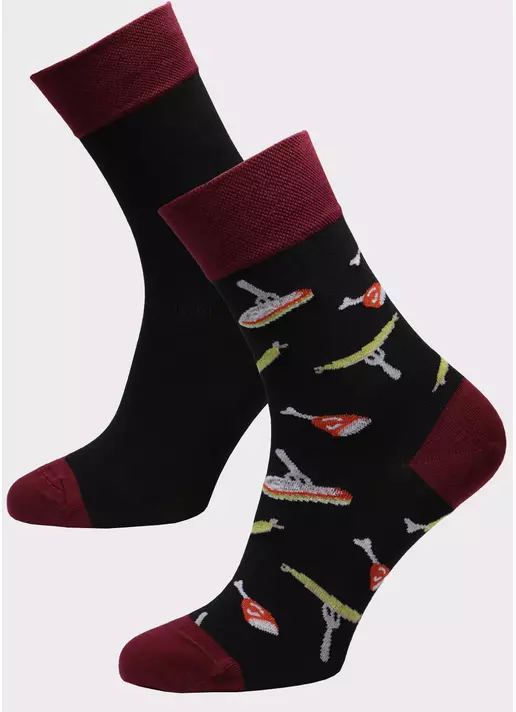 Мужские высокие носки MS3 SOFT FASHION 059 (пак х2)