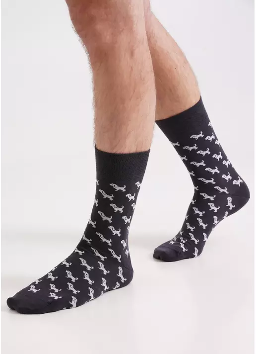 Мужские носки с собаками MS3 SOFT FASHION ASSORTED