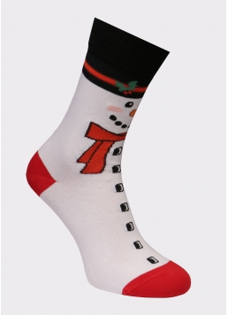 Кольорові новорічні шкарпетки чоловічі MS3 SOFT NEW YEAR 20-01