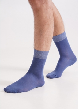 Класичні шкарпетки для чоловіків MS3 SOFT PREMIUM CLASSIC [MS3C / Sl-cl] jeans (синій)