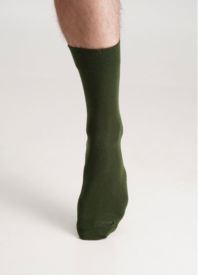 Классические носки для мужчин MS3 SOFT PREMIUM CLASSIC [MS3C/Sl-cl] khaki (зеленый)