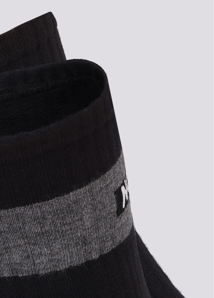 Мужские носки с надписью "NO SIGNAL" сзади MS3 TEXT STRONG 003 black (черный)