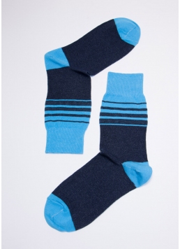 Кольорові шкарпетки для чоловіків MS3C-023 (MSL-023 (2 р-ра) calzino) navy (синій)
