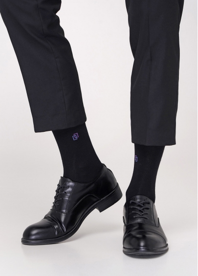 Классические носки для мужчин MS3C-035 black (черный)