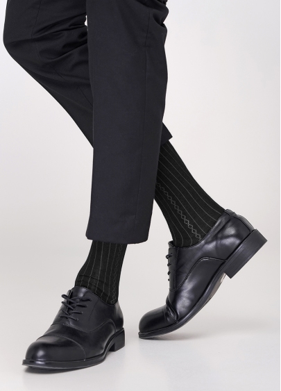 Шкарпетки чоловічі з принтом MS3C/Sl-101 ​​black (чорний)