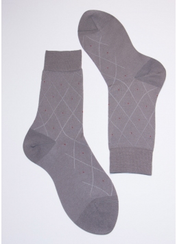 Шкарпетки з малюнком чоловічі MS3C/Sl-202 grey (сірий)