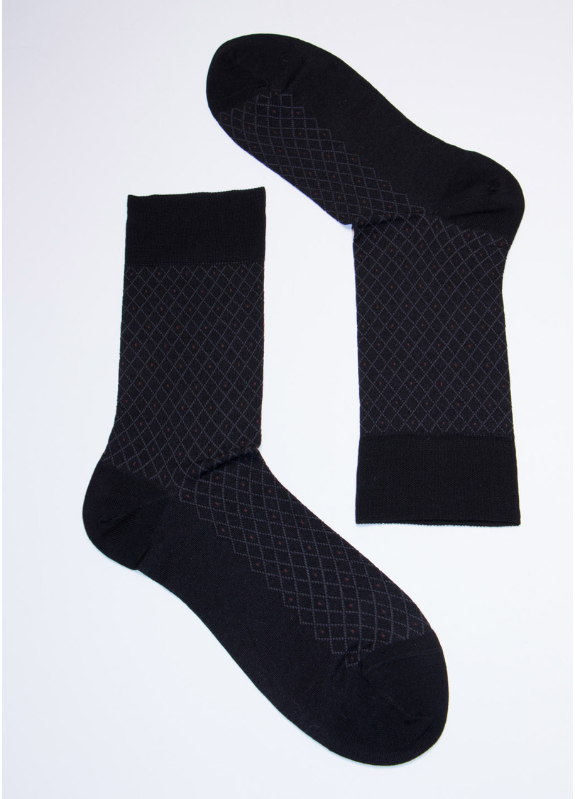 Чоловічі високі шкарпетки MS3C/Sl-204 black (чорний)