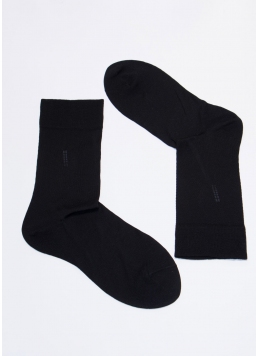 Классические носки высокие мужские MS3C/Sl-205 black (черный)