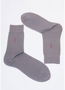 Класичні шкарпетки високі чоловічі MS3C/Sl-205 grey (сірий)