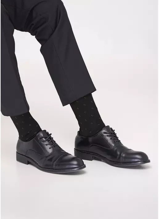 Носки длинные мужские MS3C/Sl-301 black (черный)