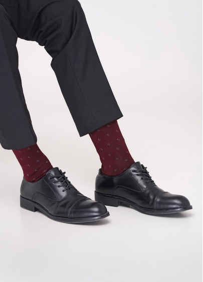 Шкарпетки довгі чоловічі MS3C/Sl-301 dark bordo (бордовий)