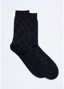 Бавовняні шкарпетки для чоловіків MS3C/Sl-302 nero (чорний)