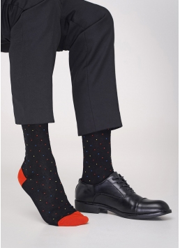 Шкарпетки в горошок чоловічі MS3C/Sl-402 black (чорний)