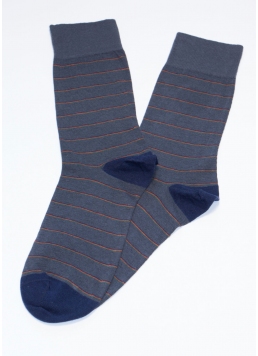 Бавовняні чоловічі шкарпетки MS3C/Sl-403 grey (сірий)