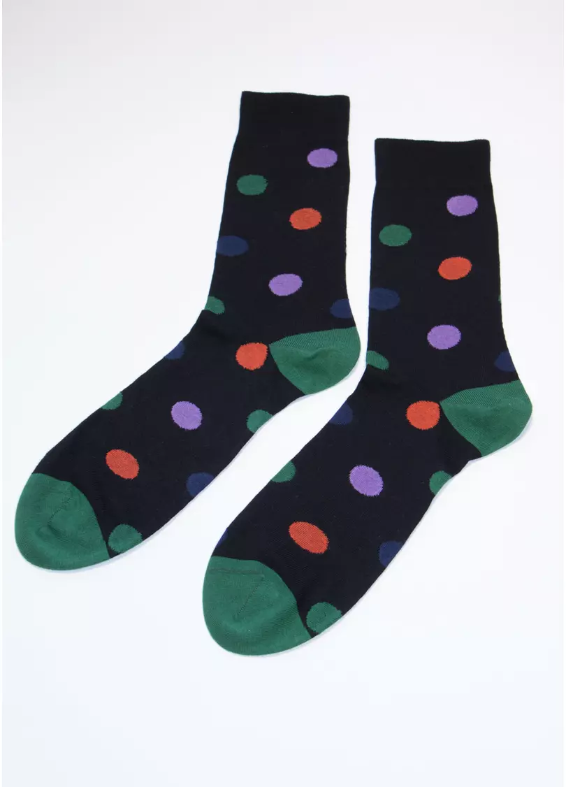 Прикольные мужские носки MS3C/Sl-405 black (черный)