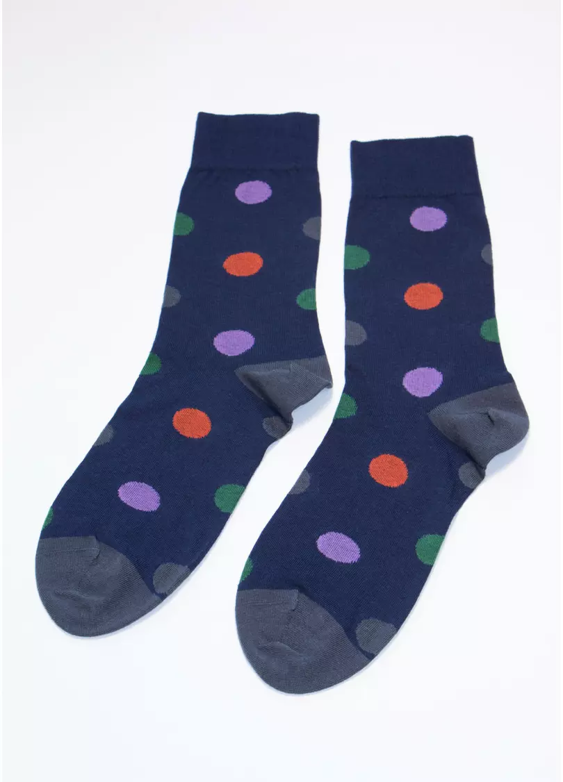 Прикольні чоловічі шкарпетки MS3C/Sl-405 navy (синій)