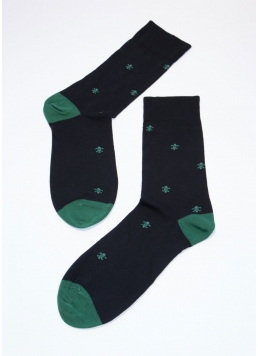 Чоловічі високі шкарпетки MS3C/Sl-407 green (зелений)