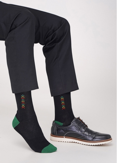 Шкарпетки кольорові чоловічі MS3C/Sl-408 green (зелений)