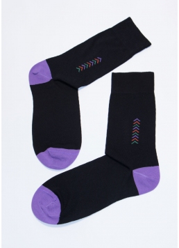 Шкарпетки кольорові чоловічі MS3C/Sl-408 violet (фіолетовий)
