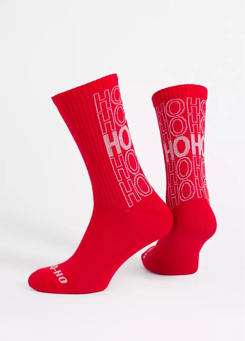 Чоловічі шкарпетки новорічні MS3 NEW YEAR STRONG 2601 red (червоний)