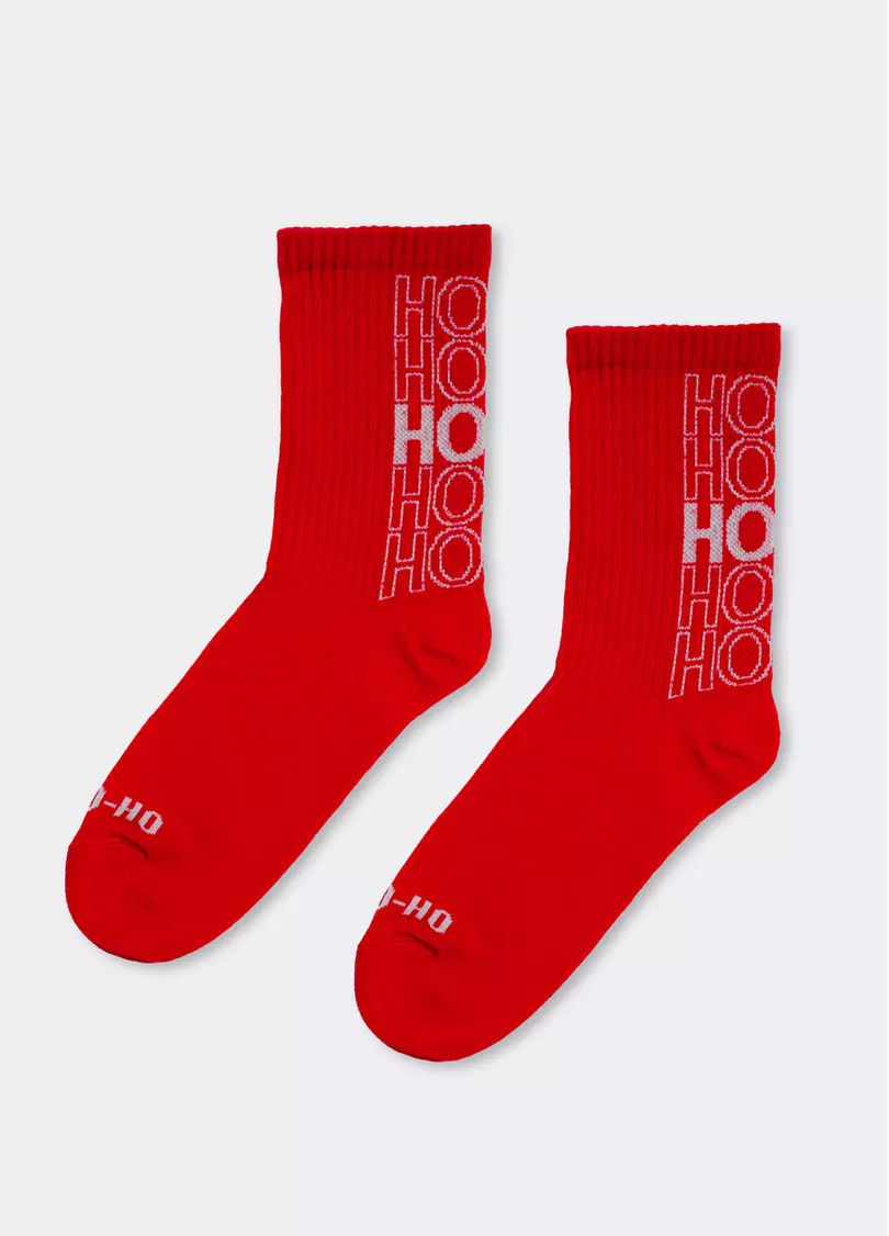 Чоловічі шкарпетки новорічні MS3 NEW YEAR STRONG 2601 red (червоний)