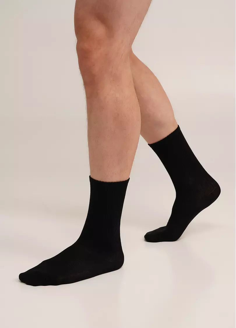 Мужские носки MS4 STRONG black (черный)