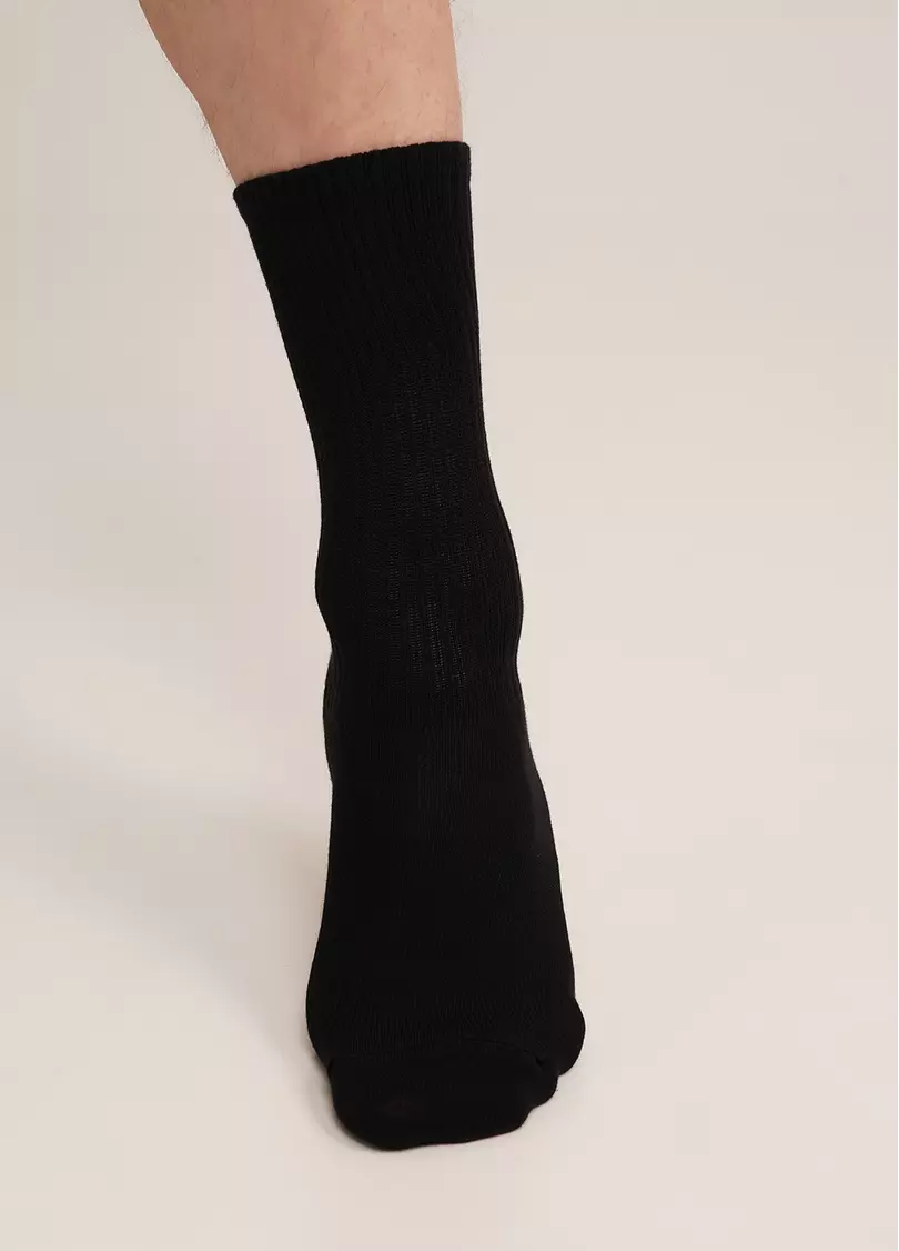 Мужские носки MS4 STRONG black (черный)