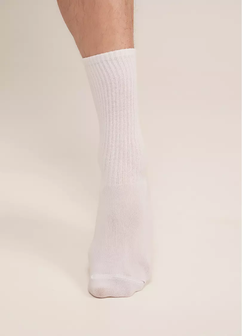 Мужские носки MS4 STRONG white (белый)