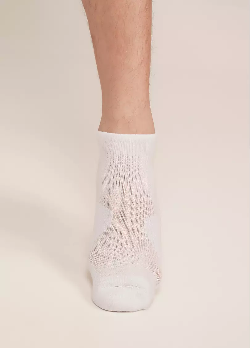 Трекінгові шкарпетки низькі унісекс US1 SHORT TREKKING white (білий)