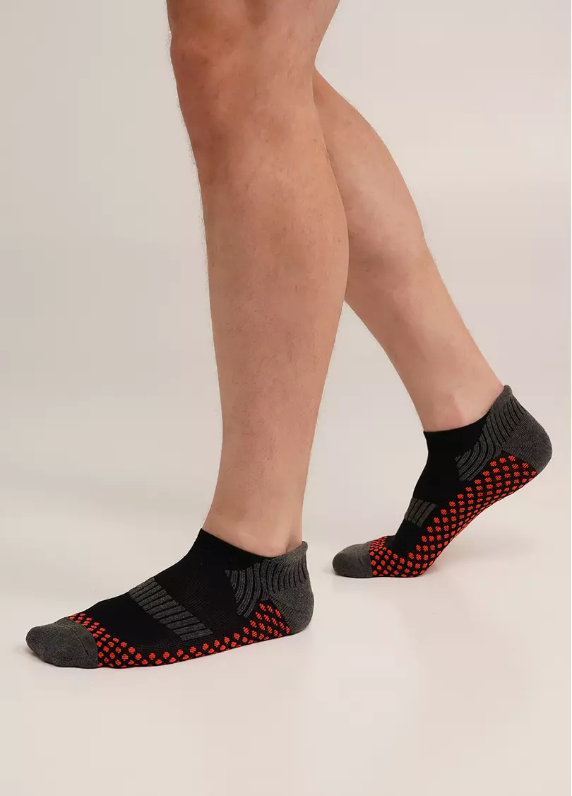 Трекинговые носки для спорта короткие унисекс US1 SPORT TREKKING black (черный)