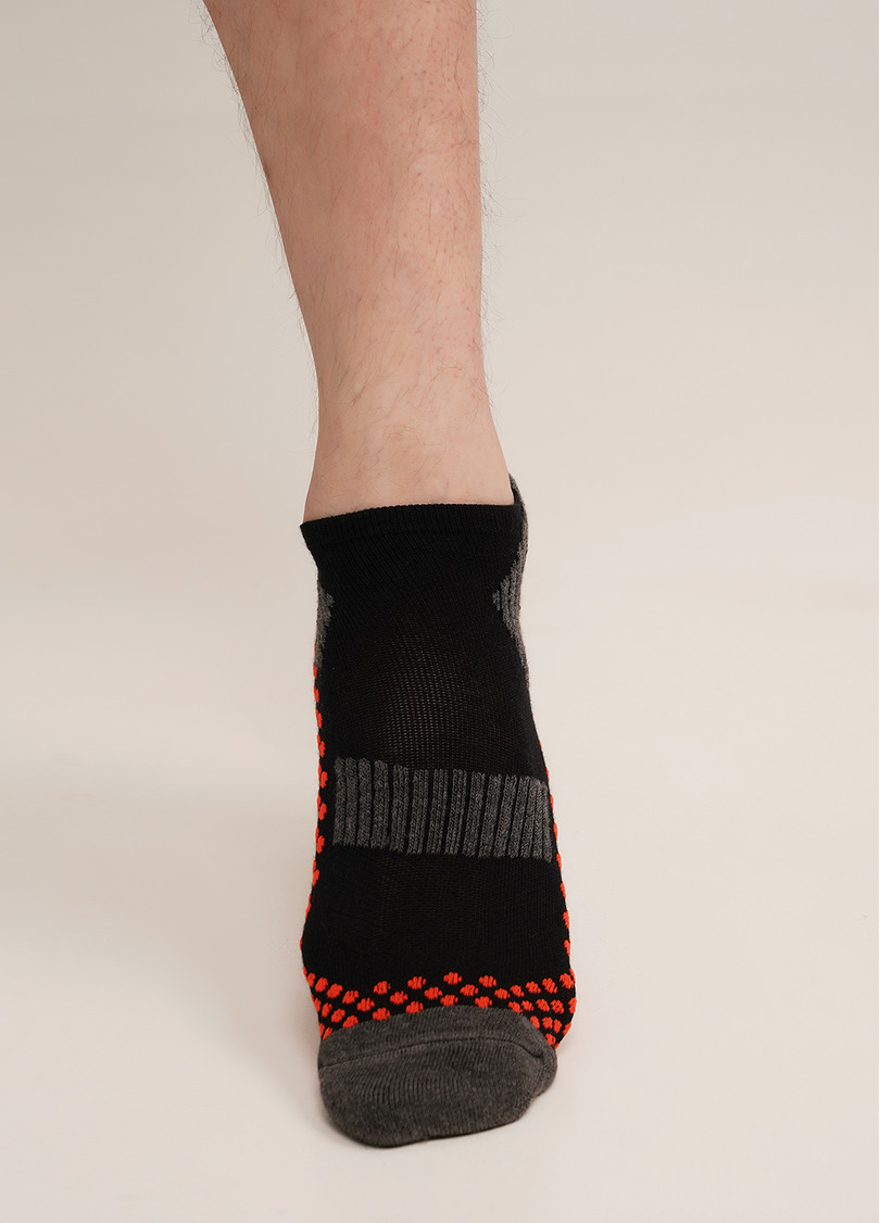 Трекинговые носки для спорта короткие унисекс US1 SPORT TREKKING black (черный)