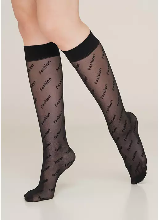 Женские гольфы с надписями DG-03