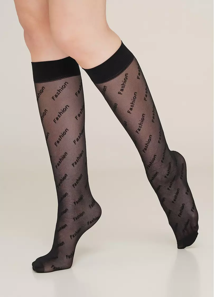 Женские гольфы с надписями DG-03