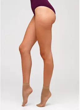 Классические женские носки из полиамида (2 пары) EASY 20 den daino (бежевый)