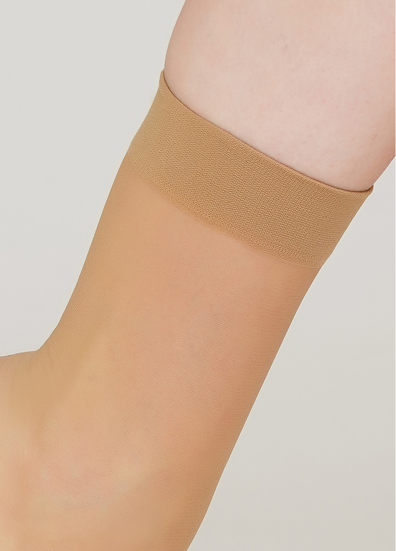 Жіночі шкарпетки з бавовняними підслідниками FOOTIES STYLE SOCKS 20 daino (бежевий)