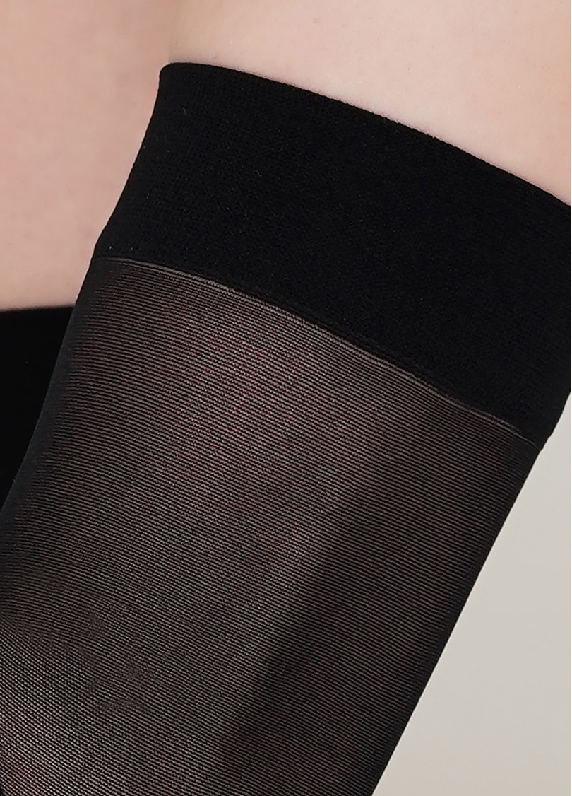 Жіночі шкарпетки з бавовняними підслідниками FOOTIES STYLE SOCKS 20 nero (чорний)