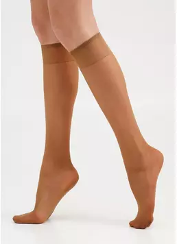 Капроновые гольфы комплект из 2 пар MAREA 40 gambaletto caramel (бежевый)