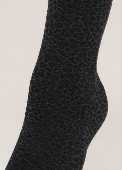 Жіночі високі шкарпетки MN-01 calzino sharkskin (сірий)