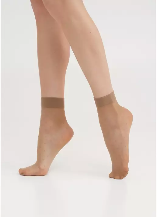 Носки в горох NN-06 calzino glace (бежевый)