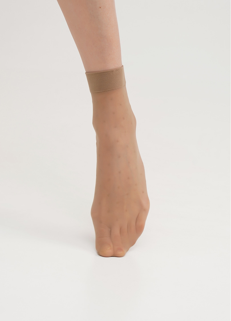 Шкарпетки в горох NN-06 calzino glace (бежевий)