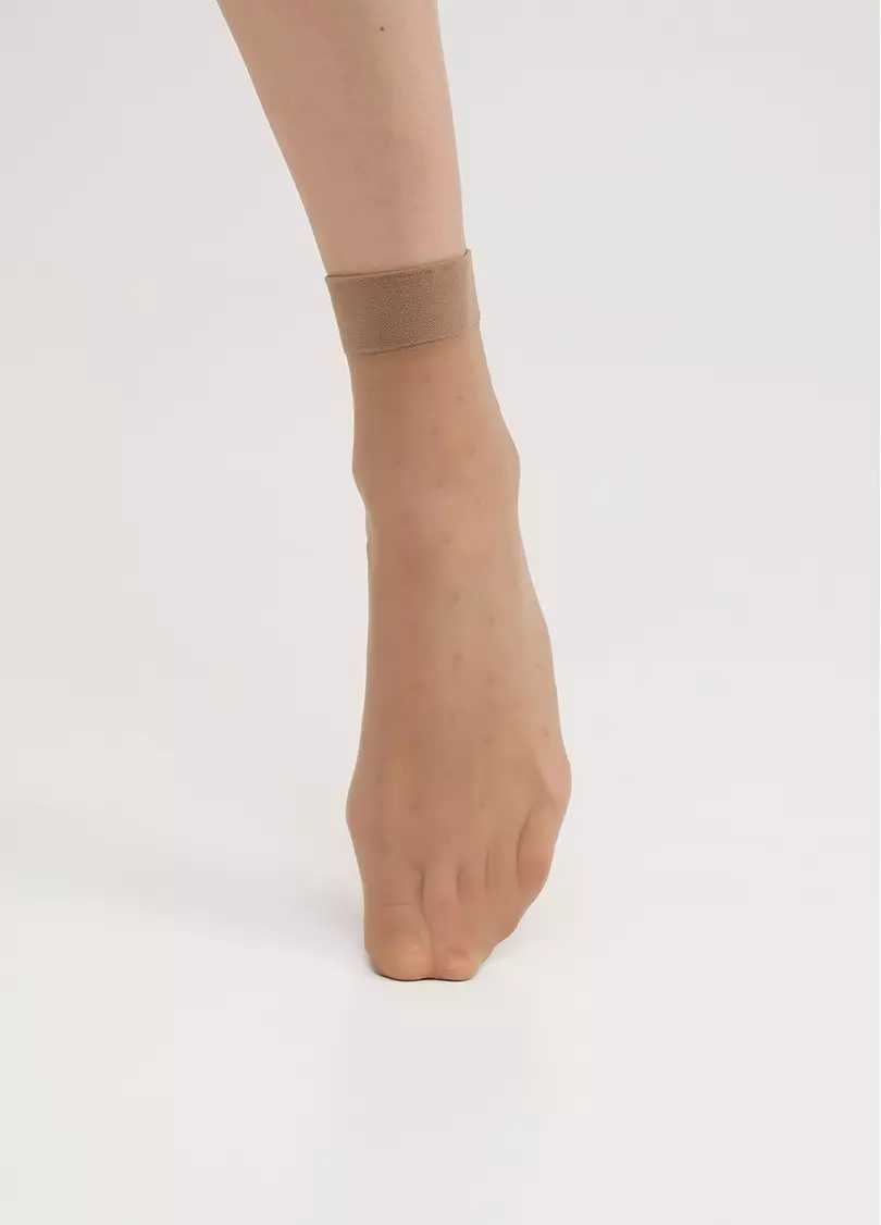 Носки в горох NN-06 calzino glace (бежевый)