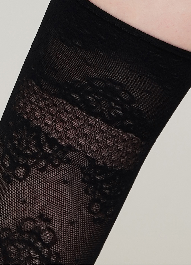 Женские носки с цветочным рисунком NN-10 calzino